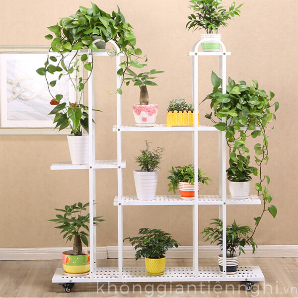 Kệ sắt để cây cảnh ngoài trời