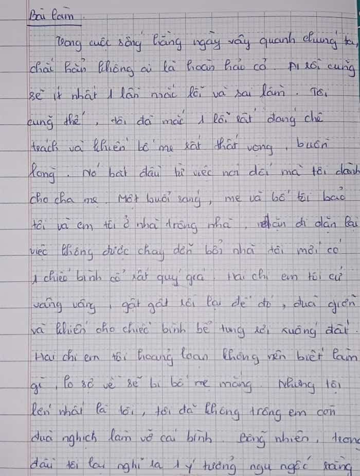 Một Lần Em Mắc Lỗi
