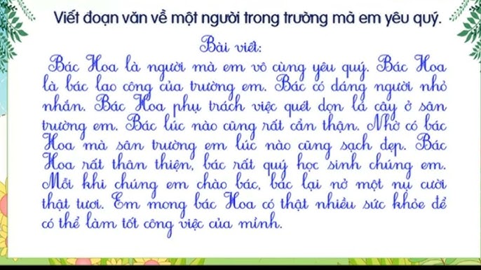 Người em yêu quý nhất lớp 8