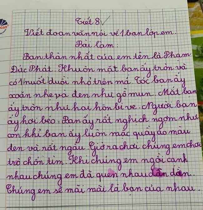 Kể về người bạn thân