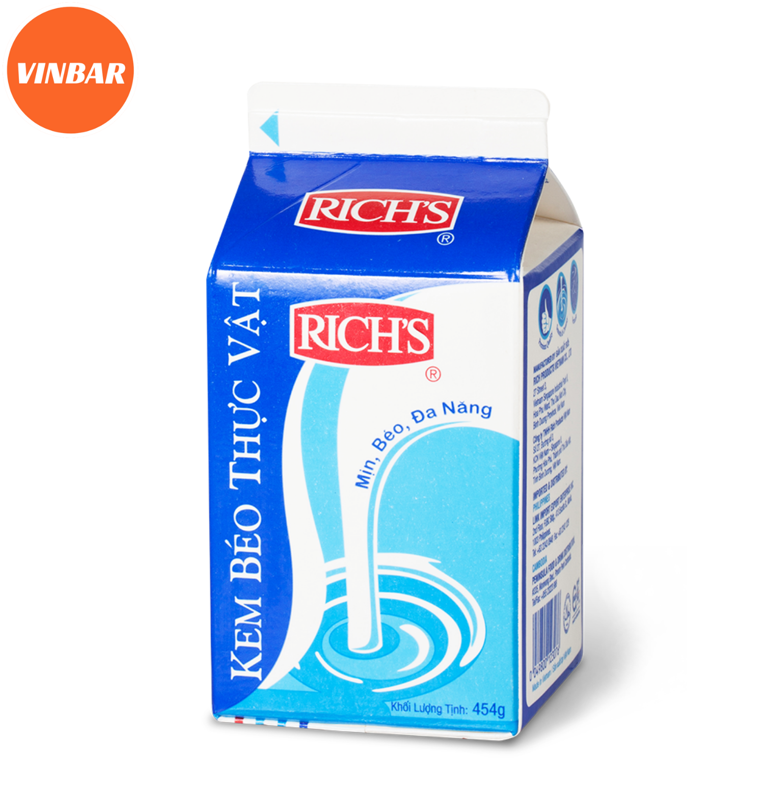 Kem béo thực vật mua ở đâu?