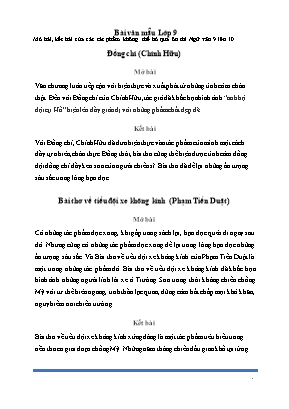 Kết bài chung hay cho bài thơ lớp 9 Gallery 2