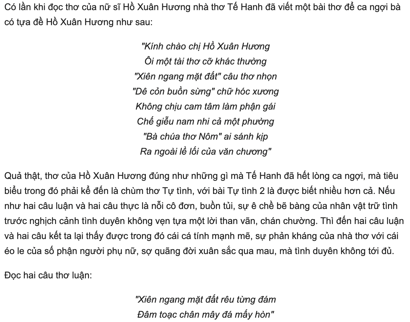 Em hiểu gì về nhan đề bài thơ Tự tình? Gallery 2