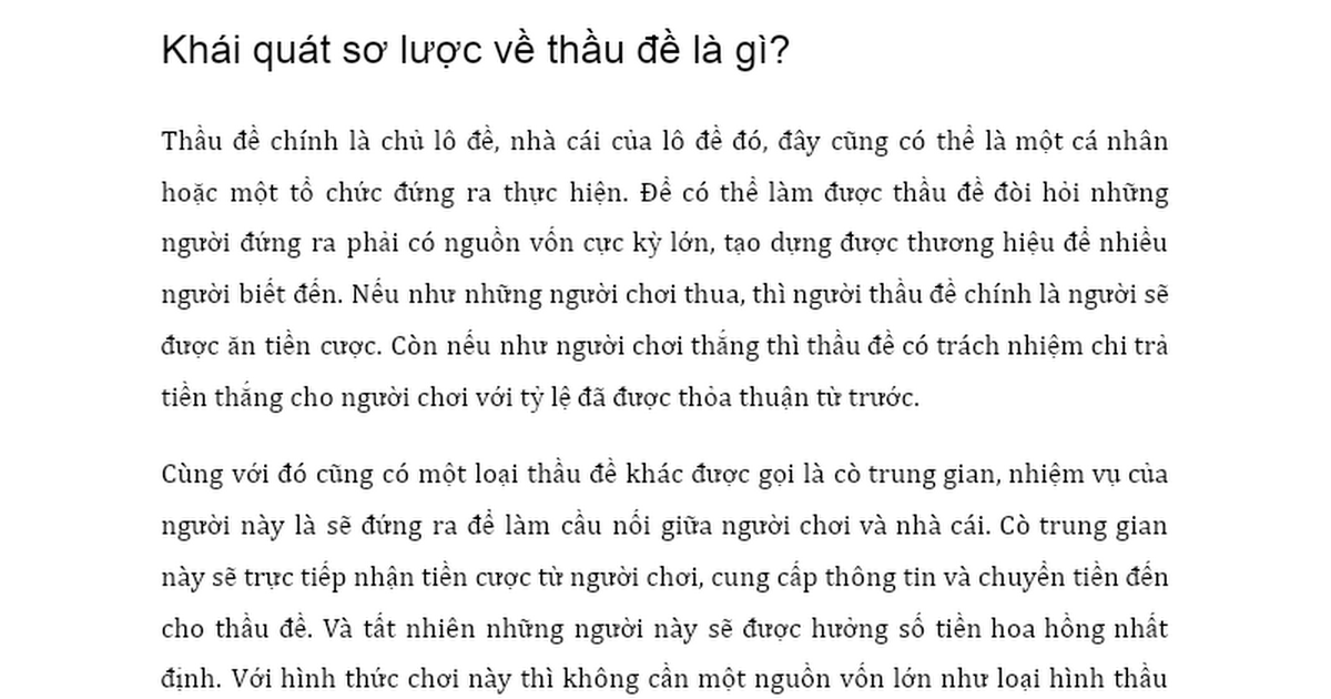 Làm Số Đề Nên Kiêng Những Gì? Gallery 2
