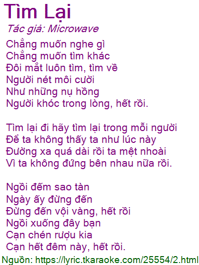 Hãy Tìm Lại Đi, Hãy Tìm Lại Trong Mỗi Người Gallery 2