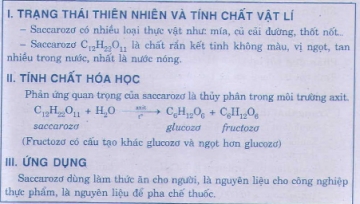 Tính chất vật lý của Saccarozơ Gallery 2