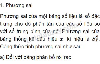 Phương Sai Toán 10: Khái Niệm, Công Thức Và Ví Dụ Gallery 1