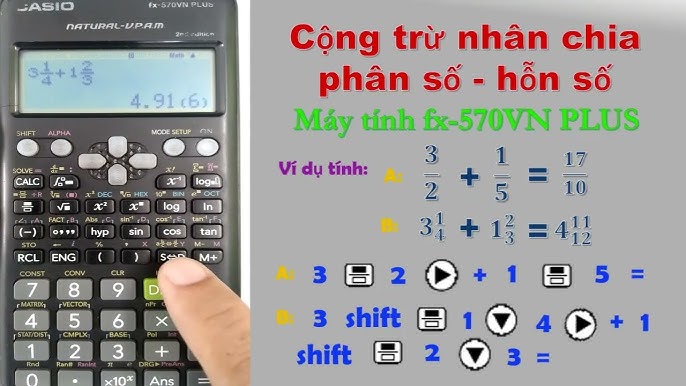 Máy tính hỗn số Gallery 1