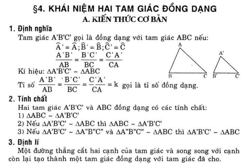 Tỉ số đường cao của hai tam giác đồng dạng Gallery 1