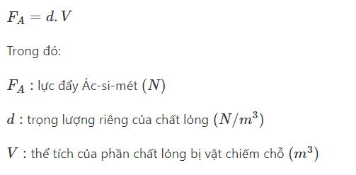 Lực đẩy Ác-si-mét lớp 8 Gallery 1