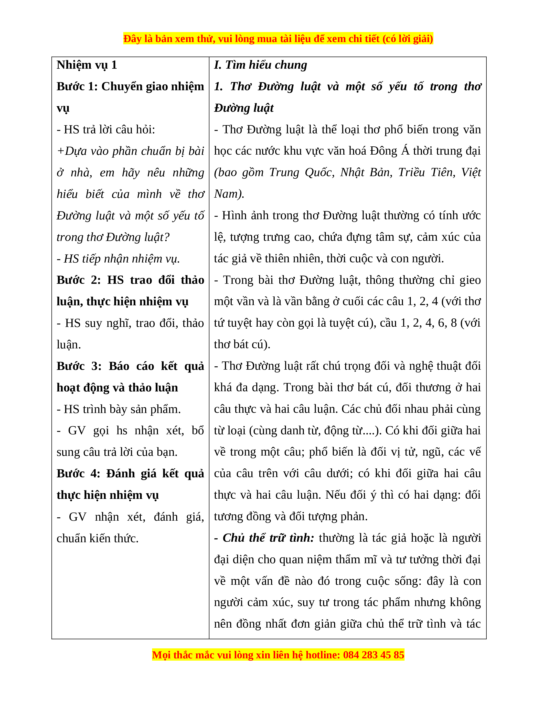 Thơ Đường Luật Lớp 10: Khám Phá Thế Giới Thi Ca Tinh Tế Gallery 1