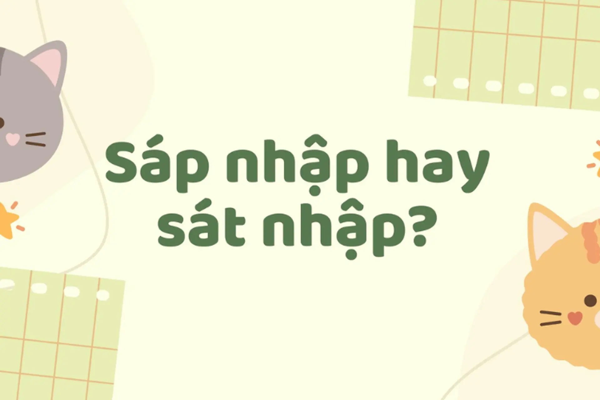 Sáp nhập hay sát nhập? Gallery 2