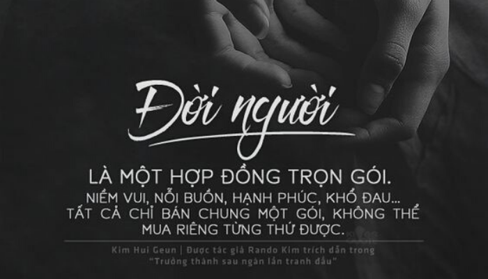 Đời là thế: Khổ đau xen niềm vui