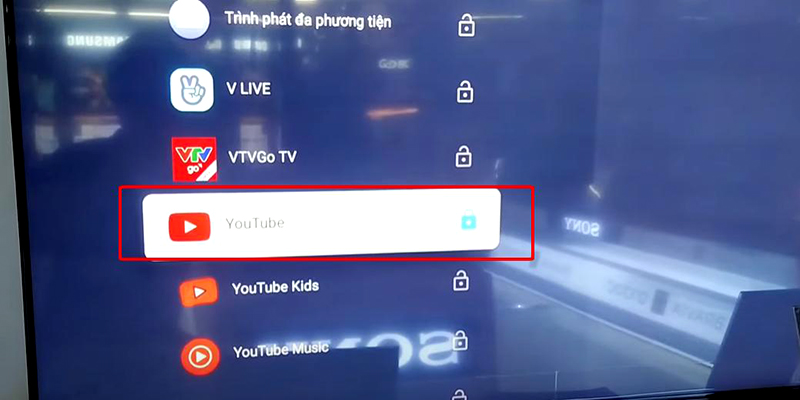 Youtube trên Tivi