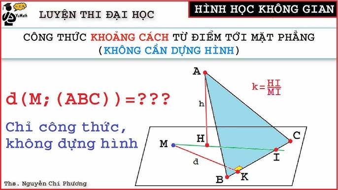 Công thức tính khoảng cách lớp 12 Gallery 1