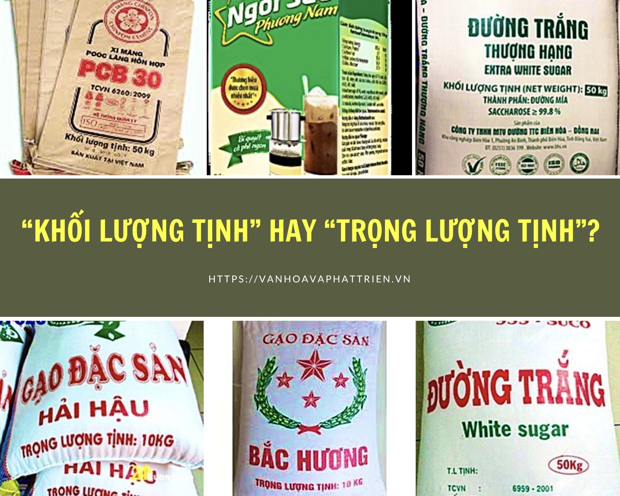 Khối lượng tịnh nghĩa là gì?