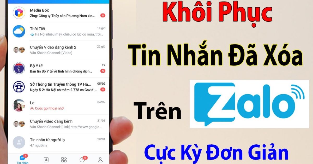 Cách Khôi Phục Trò Chuyện Trên Zalo Gallery 1