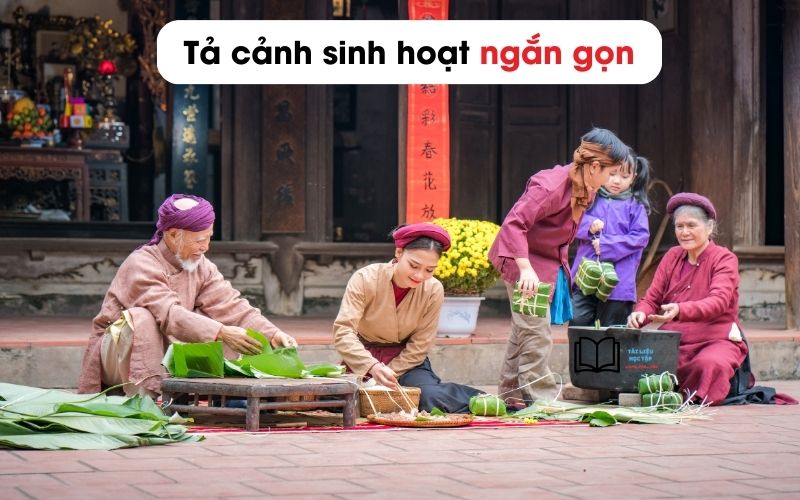 Tả cảnh sinh hoạt lớp 6 ngắn gọn Gallery 1