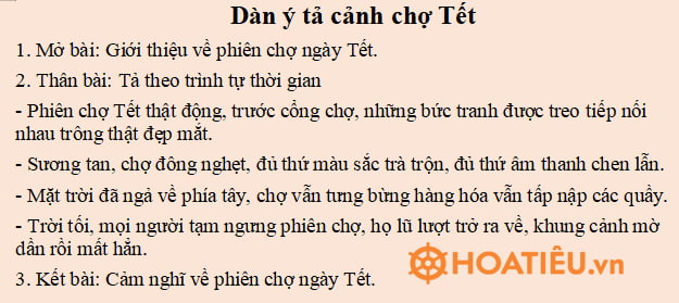 Tả cảnh chợ Tết quê em Gallery 1