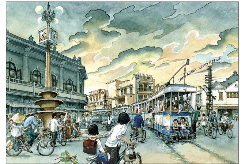 Bức Tranh Phố Huyện Lúc Chiều Tàn Gallery 1