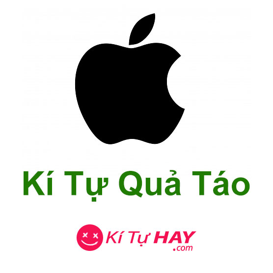 Kí tự đặc biệt trái táo