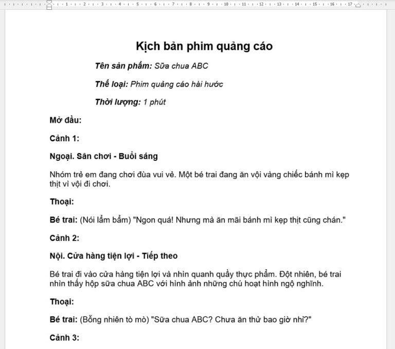 Các Loại Kịch Bản Gallery 1