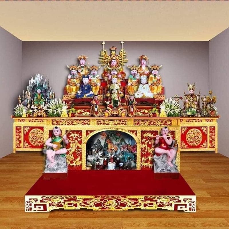Mẫu Xây Điện Thờ Tứ Phủ Đẹp, Chuẩn Phong Thủy Gallery 2