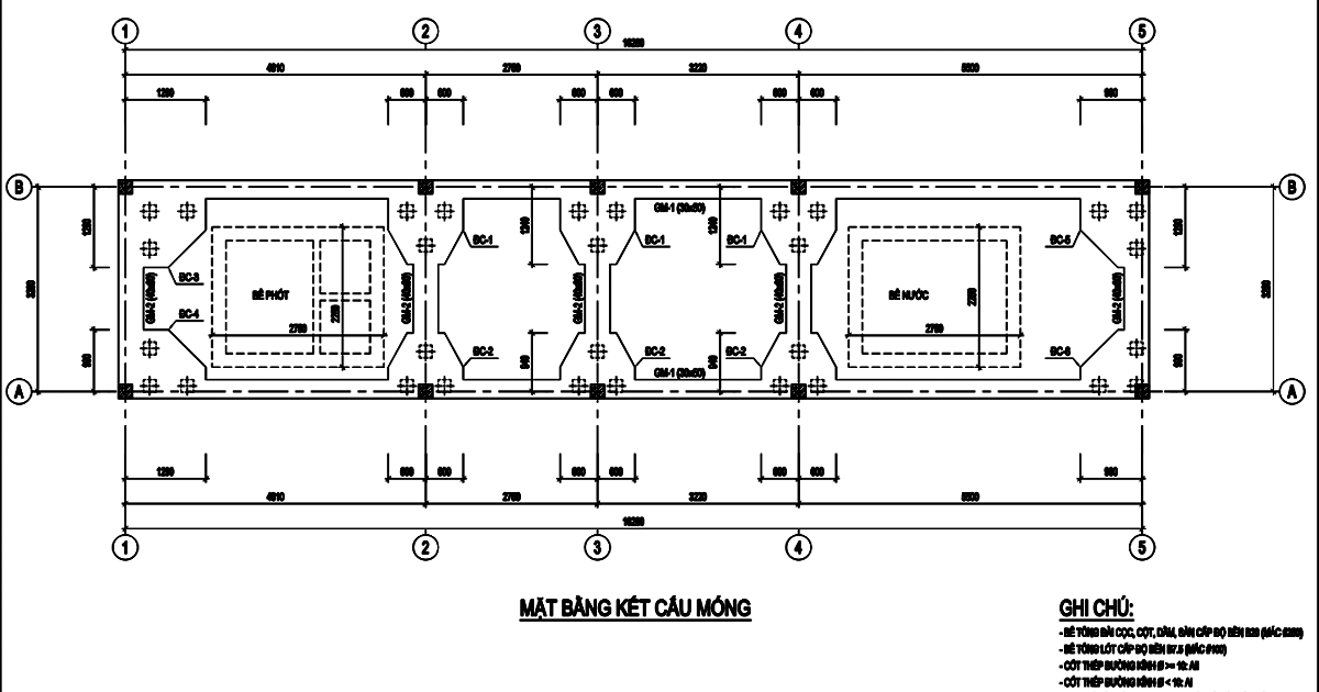 Bản vẽ móng cọc tre Gallery 2