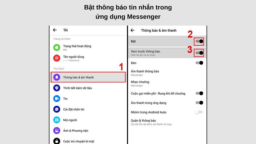 Tại sao tin nhắn Messenger không có chuông? Gallery 1