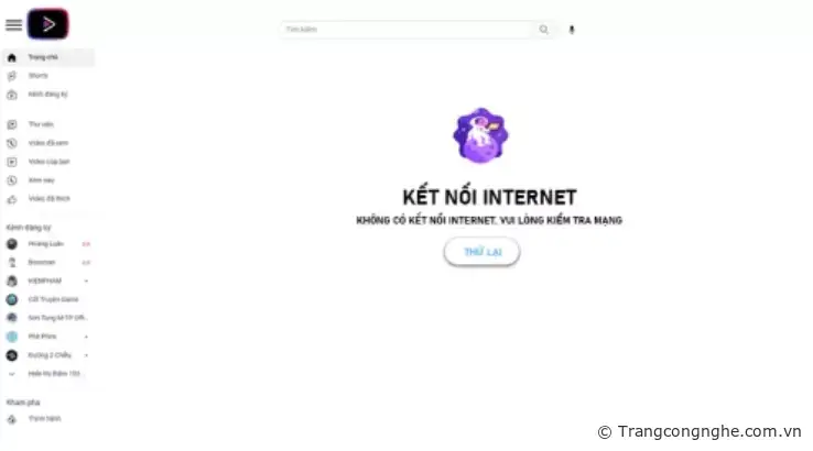 Lỗi YouTube Không Kết Nối Internet: Nguyên Nhân và Cách Khắc Phục Gallery 1