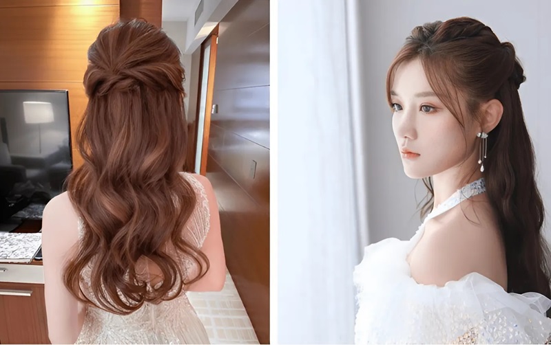 Kiểu Tóc Buộc Nửa Đầu Dịu Dàng: Hướng Dẫn Chi Tiết và Hình Ảnh
