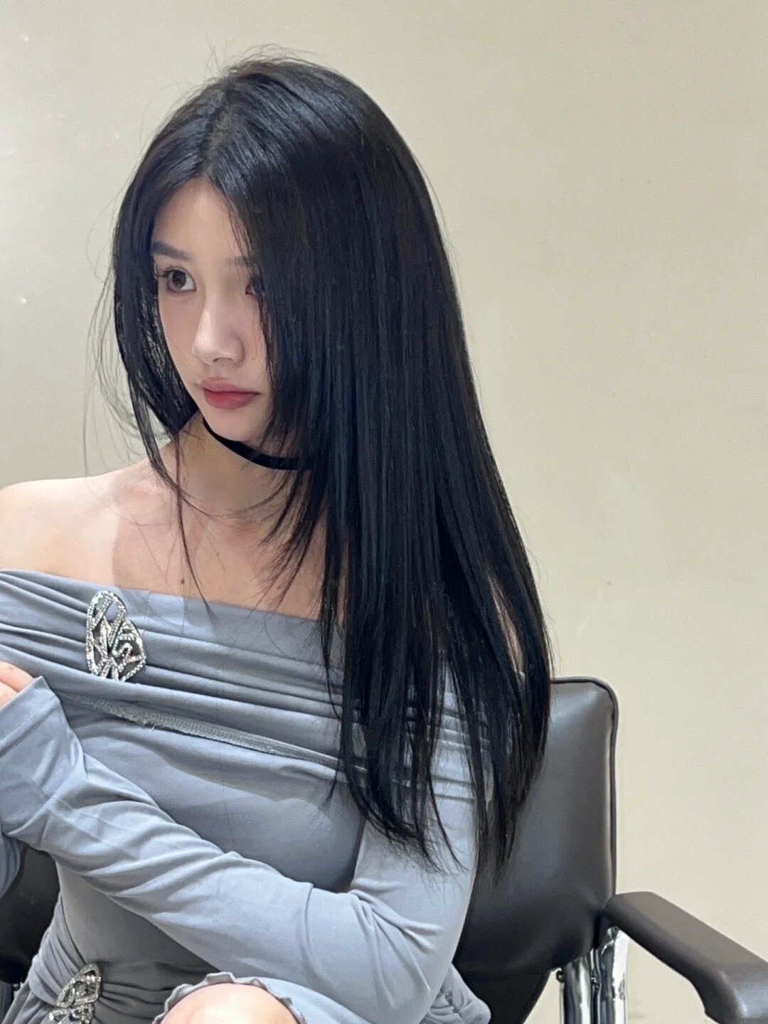 Tóc đen dài thẳng Gallery 2
