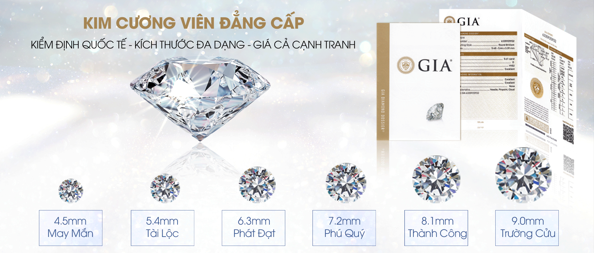 Kim Cương 4.5 Ly Giá Bao Nhiêu?