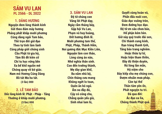 Kinh Báo Hiếu Công Ơn Cha Mẹ