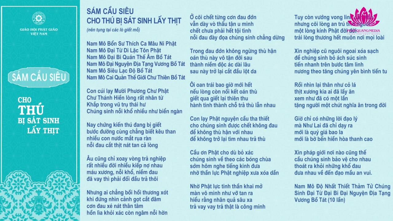Kinh Siêu Thoát Cho Chó