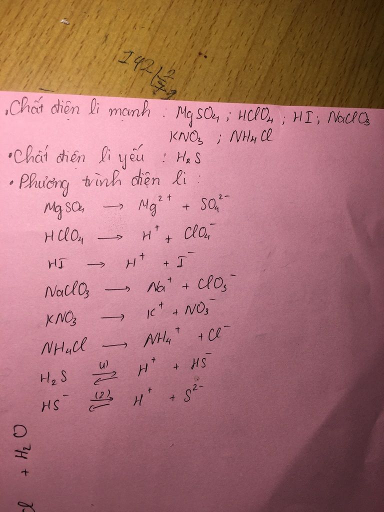 KNO3 là chất điện li mạnh hay yếu? Gallery 1