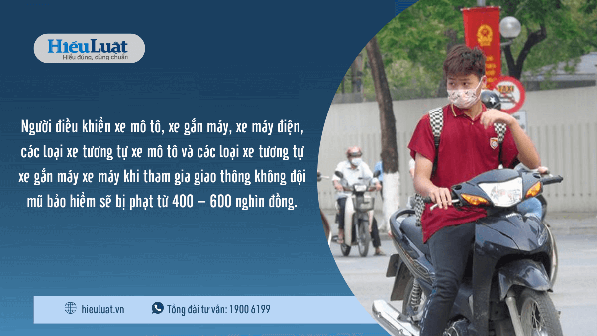 Không đội mũ bảo hiểm phạt bao nhiêu? Gallery 2