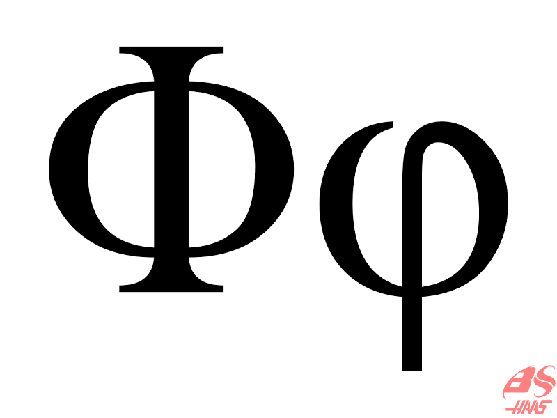 Ký hiệu Phi trong Word Gallery 2