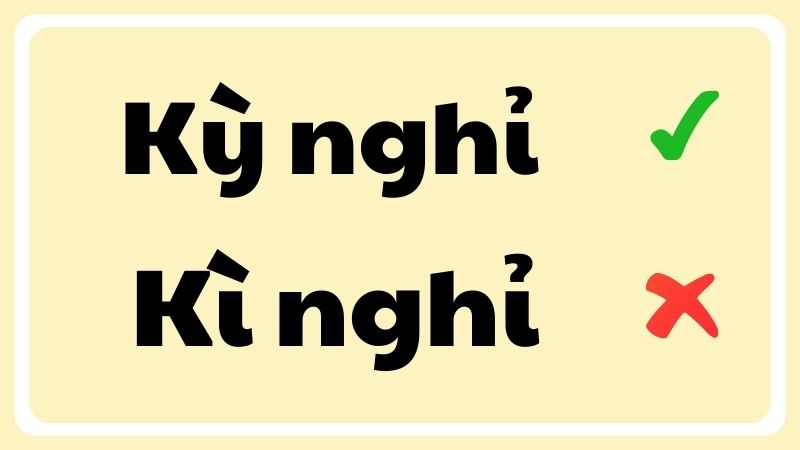 Kỳ nghỉ hay kì nghỉ?