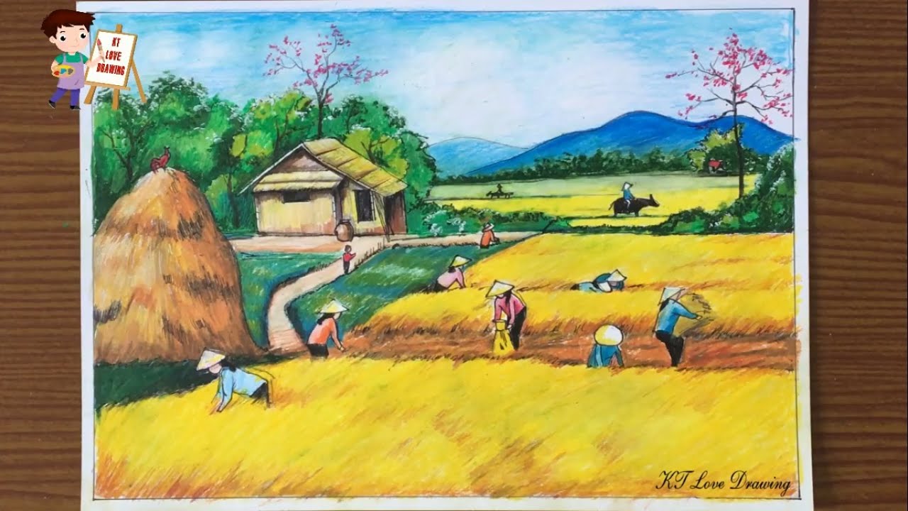 Vẽ Quê Hương Lớp 9: Hướng dẫn và ý tưởng sáng tạo Gallery 2
