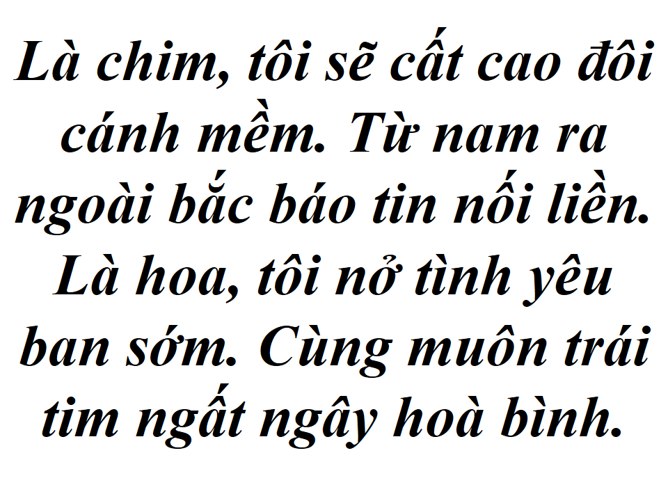 Là Chim Tôi Sẽ Cất Cao Đôi Cánh Mềm Gallery 2
