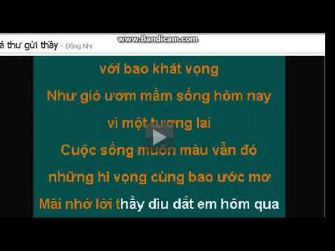 Mẫu Lá Thư Gửi Thầy Giáo Karaoke Chuẩn Nhất Gallery 2