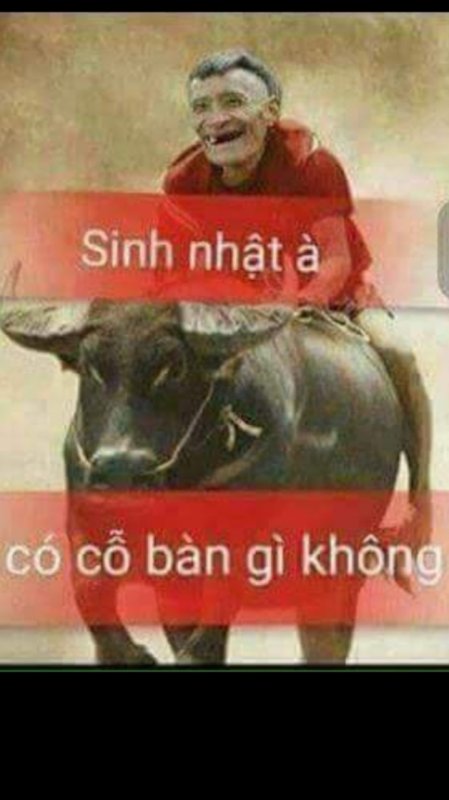 Lại sinh nhật à có cỗ bàn gì không?