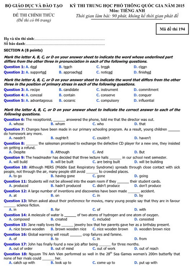 How to Ace English Exams