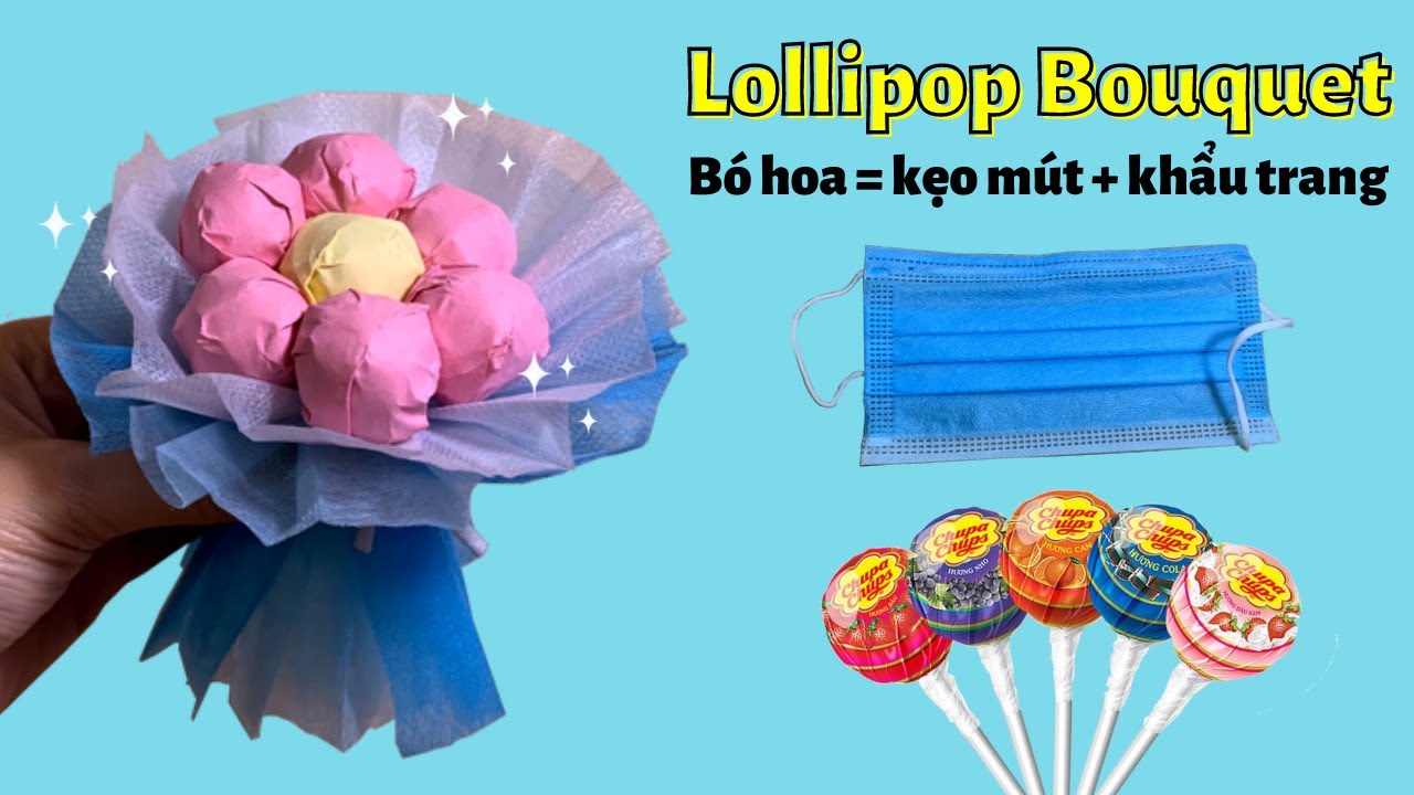 Làm Hoa Bằng Kẹo Mút: Hướng Dẫn Chi Tiết, Đẹp Mắt & Dễ Làm