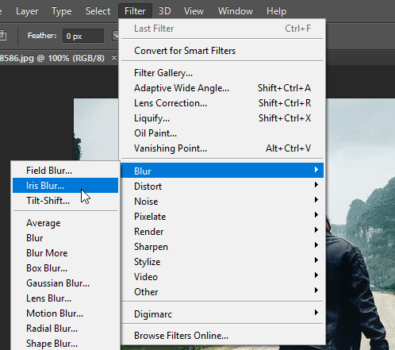 Làm mờ đối tượng trong Photoshop Gallery 2