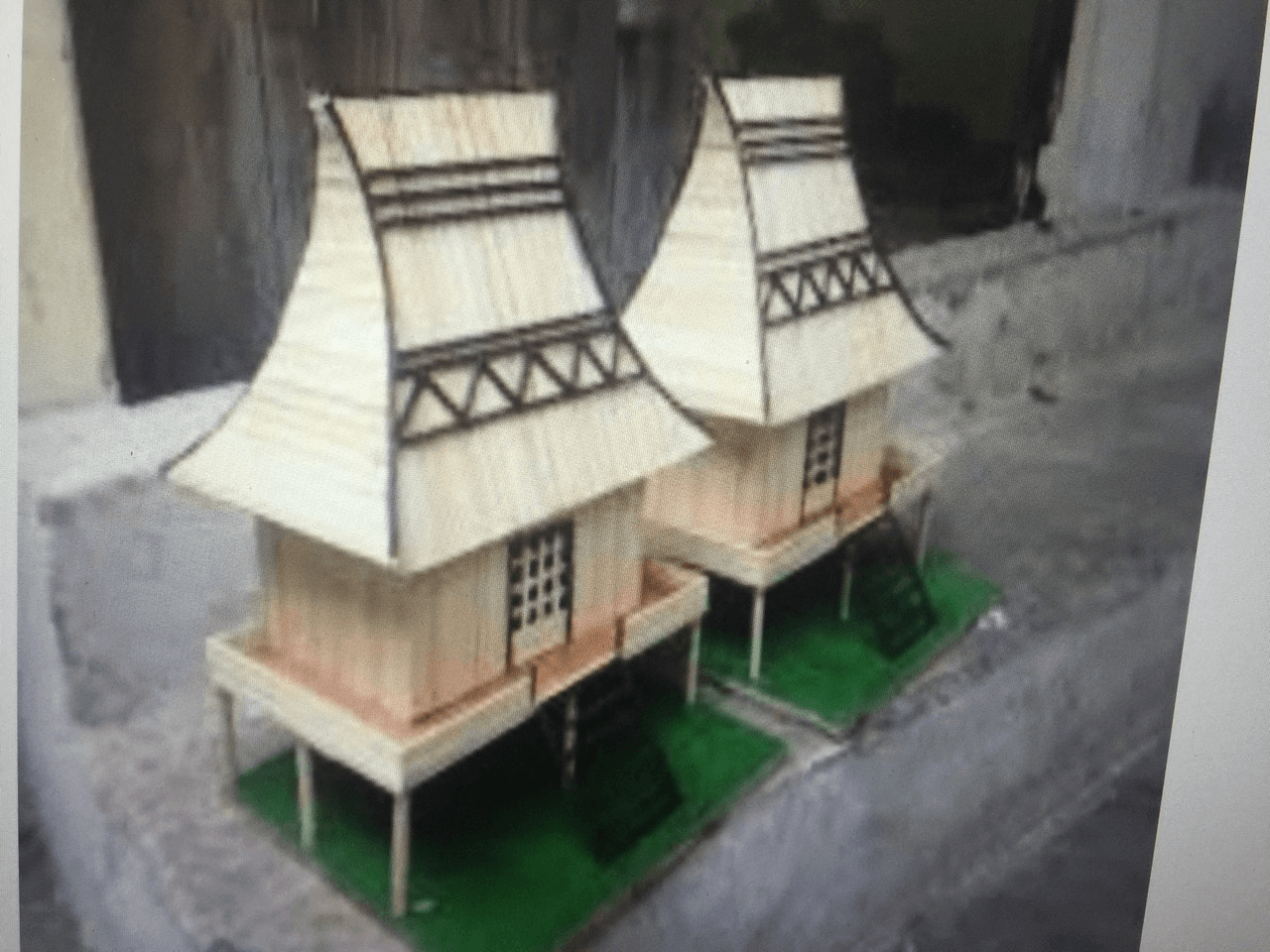 Làm Nhà Rông Bằng Que Kem