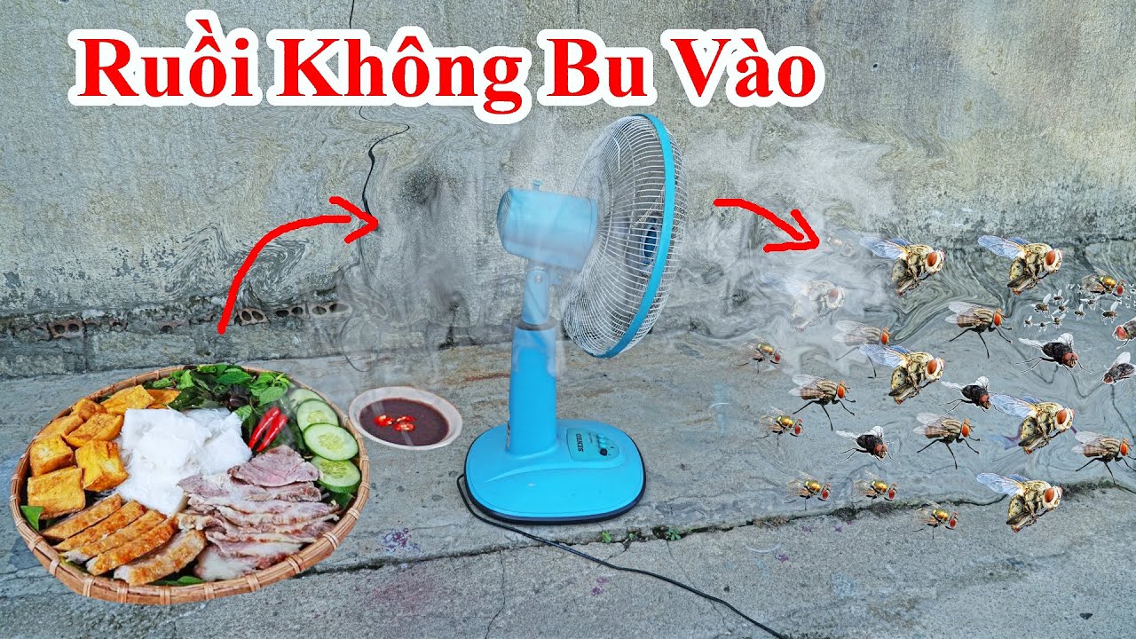 Làm Sao Để Ruồi Không Bu Vào Người?