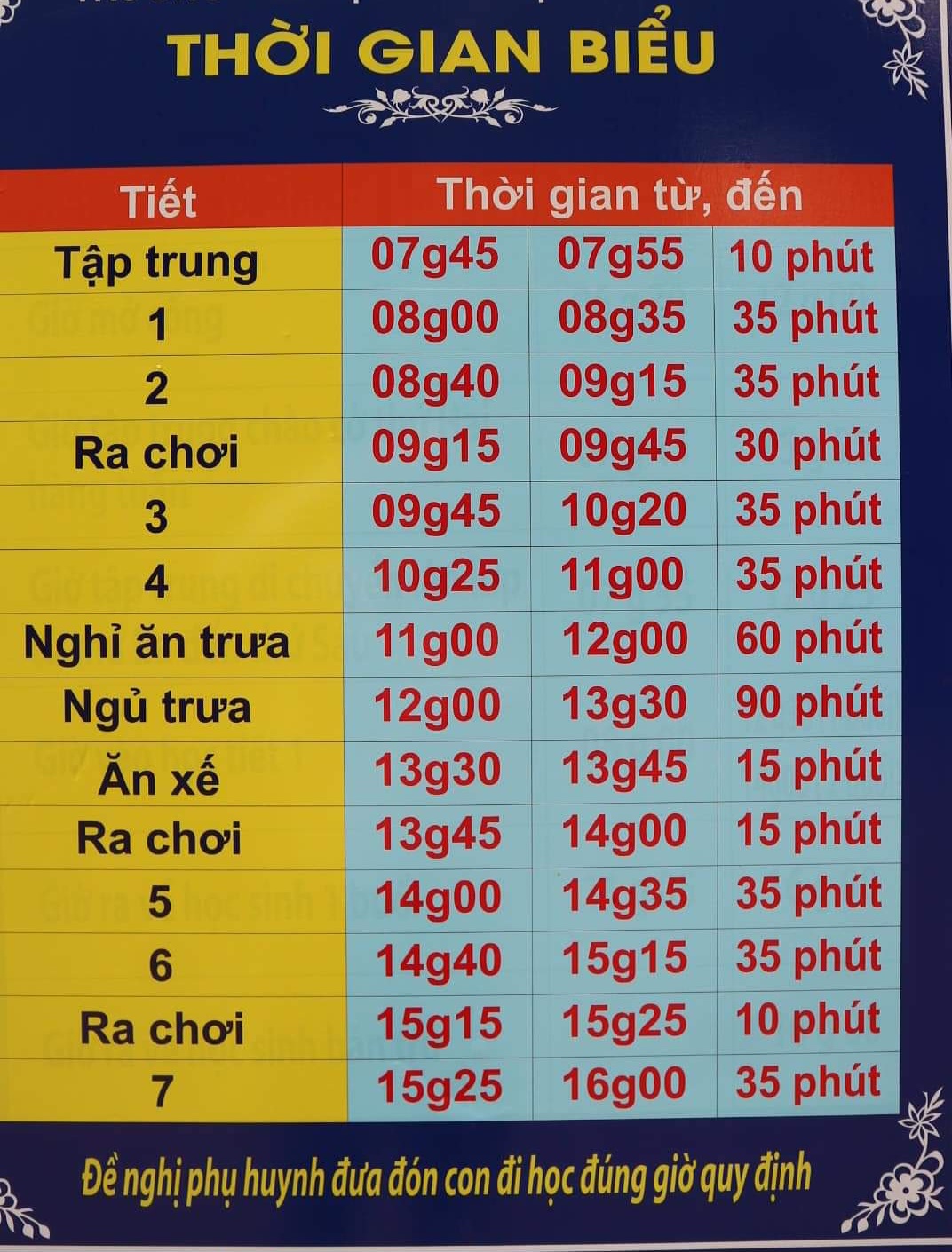 Tiết 7 là mấy giờ? Gallery 2