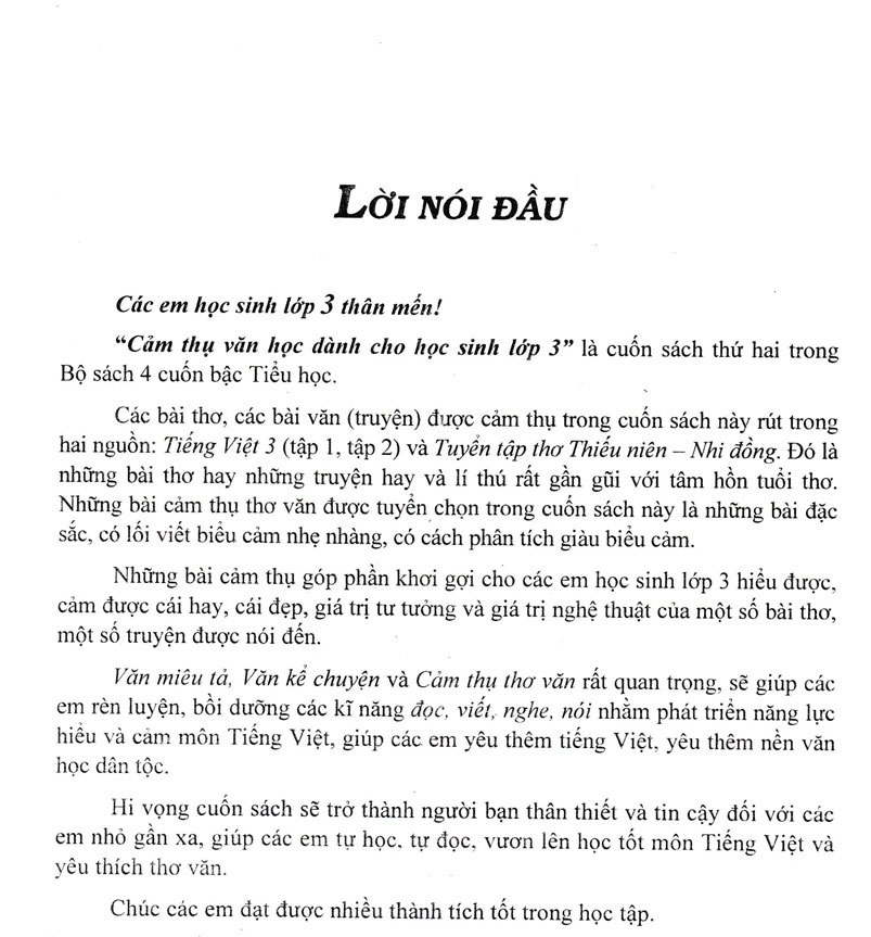 Cảm thụ văn học lớp 3: Hướng dẫn chi tiết cho phụ huynh và học sinh Gallery 1
